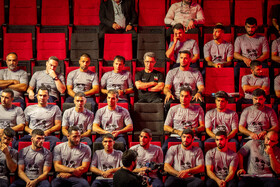 مراسم بدرقه ملی پوشان کشتی برای اعزام به رقابت های قهرمانی جهان