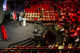 مراسم بدرقه ملی پوشان کشتی برای اعزام به رقابت های قهرمانی جهان