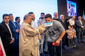 مراسم بدرقه ملی پوشان کشتی برای اعزام به رقابت های قهرمانی جهان