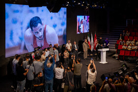 مراسم بدرقه ملی پوشان کشتی برای اعزام به رقابت های قهرمانی جهان