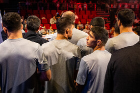 مراسم بدرقه ملی پوشان کشتی برای اعزام به رقابت های قهرمانی جهان