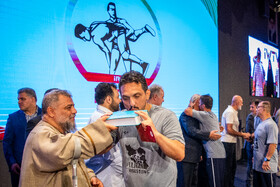 مراسم بدرقه ملی پوشان کشتی برای اعزام به رقابت های قهرمانی جهان