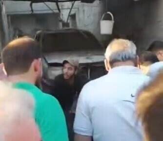 یک خودروی نظامی پر از سلاح در حلب منفجر شد