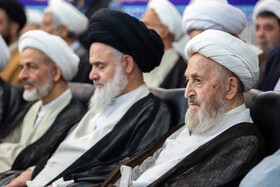 آیت الله جعفر سبحانی از مراجع عظام تقلید در آیین آغاز سال تحصیلی جدید حوزه های علمیه کشور - قم
