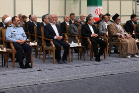 دیدار رئیسجمهور و اعضای هیئت دولت با رهبر انقلاب