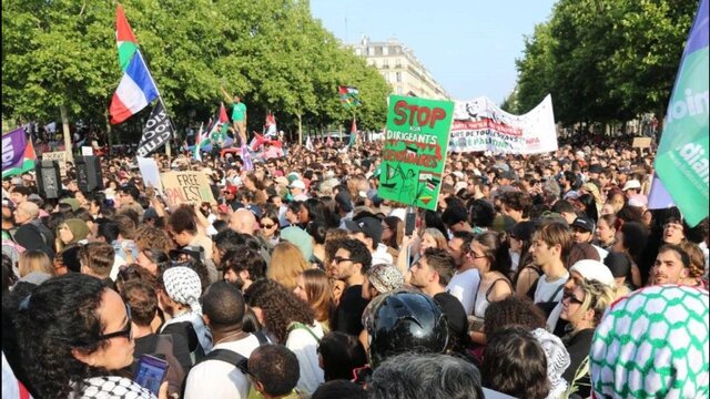 راهپیماییهای گسترده در اروپا علیه حملات رژیم صهیونیستی در غزه