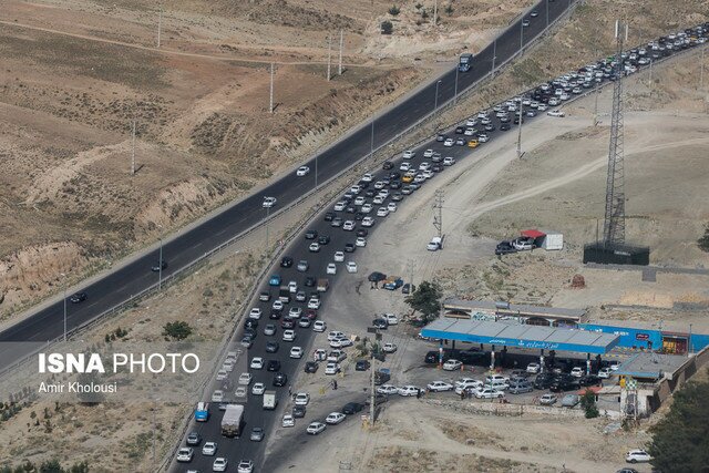 ترافیک سنگین در جاده‌های البرز/ممنوعیت تردد از تهران-شمال