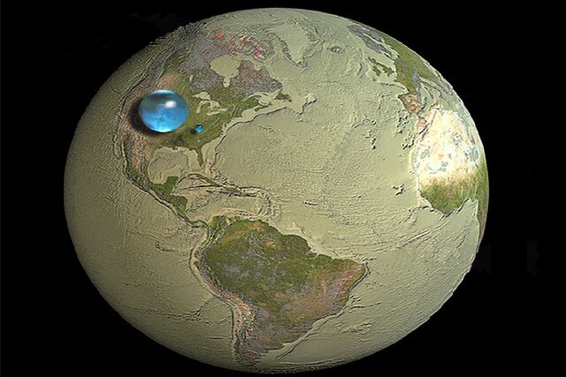 تمام آبهای روی سیاره زمین در عکس روز ناسا تمام آبهای روی سیاره زمین در عکس روز ناسا