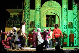 اجراءنمایش سرزمین خورشید در خراسان شمالی