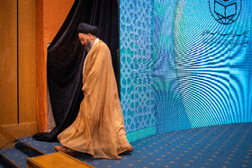 سیدعمار حکیم، رئیس جریان حکمت ملی عراق در  سی و نهمین کنفرانس بین المللی وحدت اسلامی