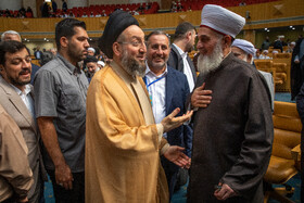 سیدعمار حکیم، رئیس جریان حکمت ملی عراق در  سی و نهمین کنفرانس بین المللی وحدت اسلامی