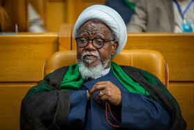 ابراهیم یعقوب زَکزاکی، رهبر شیعیان نیجریه در سی و نهمین کنفرانس بین المللی وحدت اسلامی