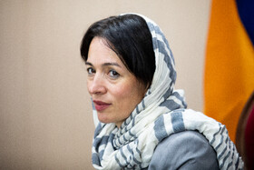 ژانا آندریاسیان، وزیر آموزش، علوم، فرهنگ و ورزش جمهوری ارمنستان در آیین امضای تفاهمنامه علمی ارمنستان و ایران