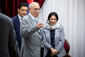 ژانا آندریاسیان، وزیر آموزش، علوم، فرهنگ و ورزش جمهوری ارمنستان در آیین امضای تفاهمنامه علمی ارمنستان و ایران