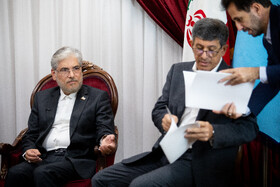 حسین سیمایی صرف، وزیر علوم در آیین امضای تفاهمنامه علمی ارمنستان و ایران