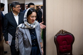 ژانا آندریاسیان، وزیر آموزش، علوم، فرهنگ و ورزش جمهوری ارمنستان در آیین امضای تفاهمنامه علمی ارمنستان و ایران