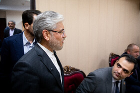 حسین سیمایی صرف، وزیر علوم در آیین امضای تفاهم‌نامه علمی ارمنستان و ایران