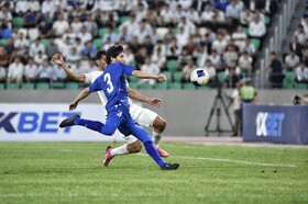 گل پیروزی ازبکستان مقابل ایران در فینال کافا
