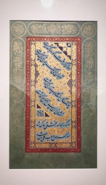 باغ خیال‌انگیز قلم محمد شهبازی،‌ استوار بر سنت قدمای نستعلیق