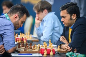 تقابل طباطبایی و فیروزجا در دور ششم شطرنج گرند سوییس