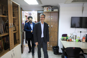 حضور ابوالفضل واحدی، معاون آموزشی وزیر علوم در ایسنا