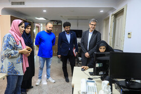 حضور ابوالفضل واحدی، معاون آموزشی وزیر علوم در ایسنا