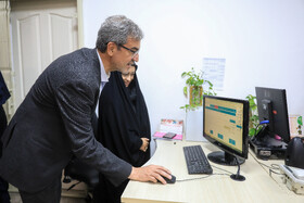 حضور ابوالفضل واحدی، معاون آموزشی وزیر علوم در ایسنا