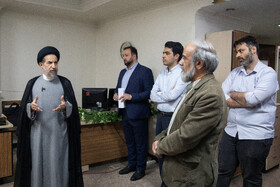 بازدید محمدحسن ابوترابی فرد، امام جمعه موقت تهران از خبرگزاری دانشجویان ایران ایسنا