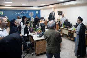 بازدید محمدحسن ابوترابی فرد، امام جمعه موقت تهران از خبرگزاری دانشجویان ایران ایسنا
