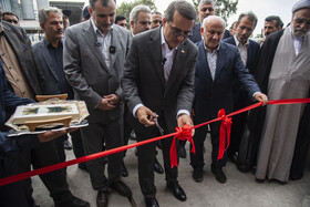 افتتاح سیلو غلات در بندر امیرآباد مازندران توسط  دکتر رفیع‌زاده، معاون رئیس جمهور و رئیس سازمان امور استخدامی کشور