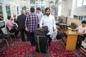 مراسم جشن و عمامه گذاری طلاب در روز میلاد پیامبر اکرم(ص) و امام جعفر صادق(ع) - قم