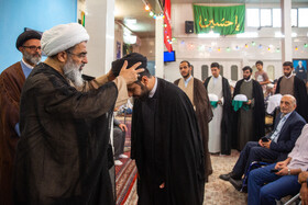 مراسم جشن و عمامه گذاری طلاب در روز میلاد پیامبر اکرم(ص) و امام جعفر صادق(ع) - قم