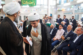 مراسم جشن و عمامه گذاری طلاب در روز میلاد پیامبر اکرم(ص) و امام جعفر صادق(ع) - قم