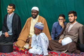 مراسم جشن و عمامه گذاری طلاب در روز میلاد پیامبر اکرم(ص) و امام جعفر صادق(ع) - قم