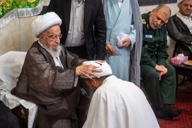 مراسم جشن و عمامه گذاری طلاب در روز میلاد پیامبر اکرم(ص) و امام جعفر صادق(ع) - قم