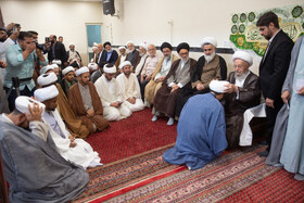 مراسم جشن و عمامه گذاری طلاب در روز میلاد پیامبر اکرم(ص) و امام جعفر صادق(ع) - قم