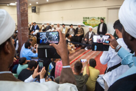 مراسم جشن و عمامه گذاری طلاب در روز میلاد پیامبر اکرم(ص) و امام جعفر صادق(ع) - قم