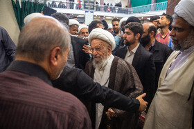 مراسم جشن و عمامه گذاری طلاب در روز میلاد پیامبر اکرم(ص) و امام جعفر صادق(ع) - قم