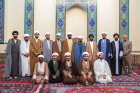 مراسم جشن و عمامه گذاری طلاب در روز میلاد پیامبر اکرم(ص) و امام جعفر صادق(ع) - قم