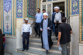 مراسم جشن و عمامه گذاری طلاب در روز میلاد پیامبر اکرم(ص) و امام جعفر صادق(ع) - قم