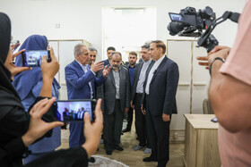 بازدید اصغر جهانگیر، سخنگوی قوه قضاییه از «خانه چتر» موسسه گلستان علی- مشهد