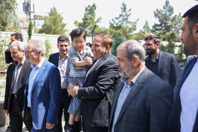 بازدید اصغر جهانگیر، سخنگوی قوه قضاییه از «خانه چتر» موسسه گلستان علی- مشهد