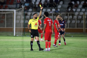 دیدار دو تیم بعثت کرمانشاه و سایپا تهران در لیگ یک