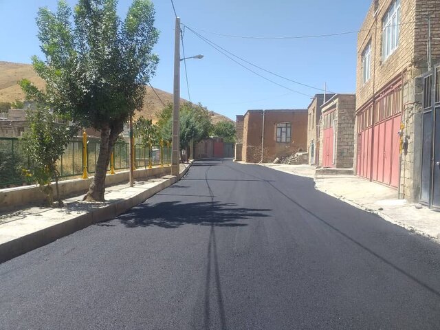 تصویر تزئینی است اتمام چهارمین پروژه آسفالت معابر روستایی شهرستان سقز