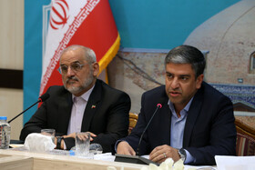مسعود امامی‌یگانه استاندار اردبیل و محسن حاجی میرزایی رئیس دفتر رئیس‌جمهور 