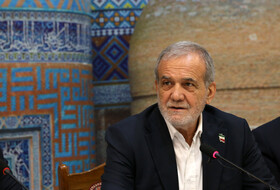 مسعود پزشکیان رئیس‌جمهور در اردبیل
