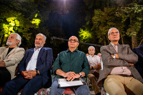 علی ربیعی و پرویز پرستویی در مراسم گرامیداشت روز سینما