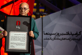 پرویز پرستویی در مراسم گرامیداشت روز سینما