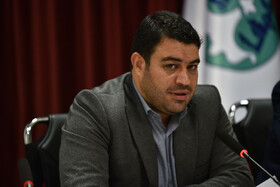 حمزه صفربیگی، مشاور رئیس مرکز پژوهش های مجلس و  دبیر اندیشکده های حکمرانی و قانونگذاری مرکز پژوهش های مجلس شورای اسلامی در آیین افتتاح اندیشکده حکمرانی و قانونگذاری - اصفهان