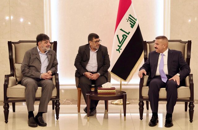 دیدار فرمانده کل نیروی انتظامی ایران با وزیر کشور عراق سفر فرمانده کل نیروی انتظامی به عراق